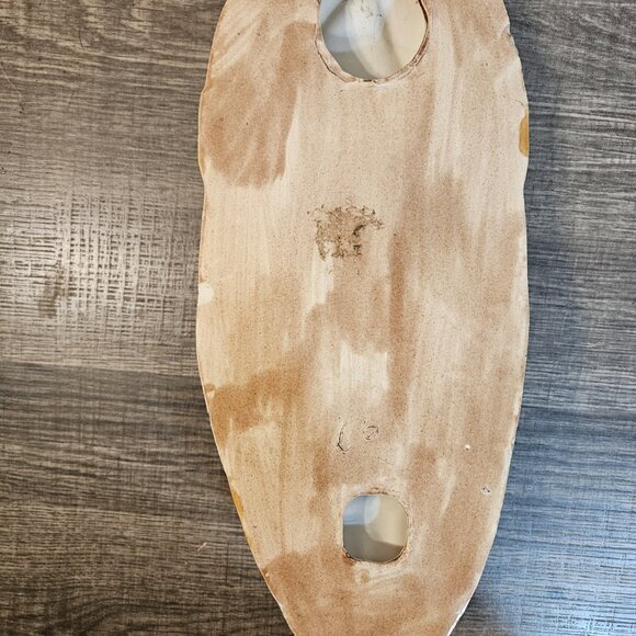 Ceramic Tribal Face Wall Hanging -- ITEM #2244 - Picture 2 of 2